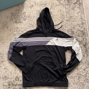 Adidas “Retro” Style 3 Stripe Hoodie